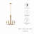 Modway Rekindle 6-Light Chandelier-2129498474