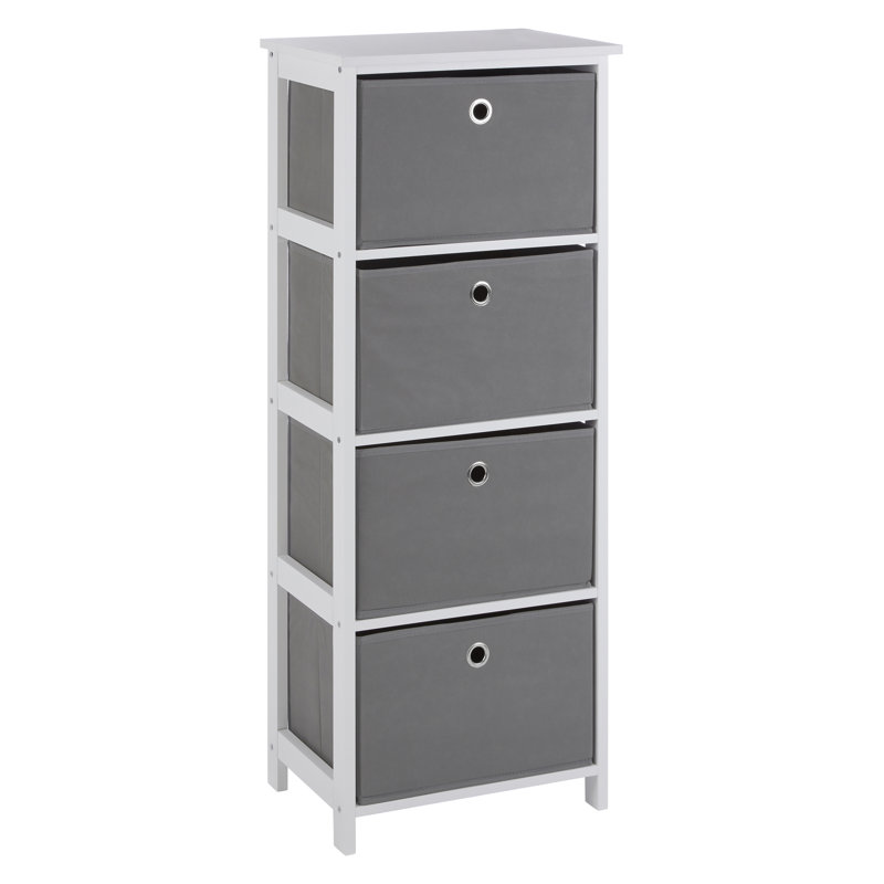 Aon 40 x 100cm Bathroom Storage unit, Grey