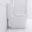 Toilette allongée une pièce