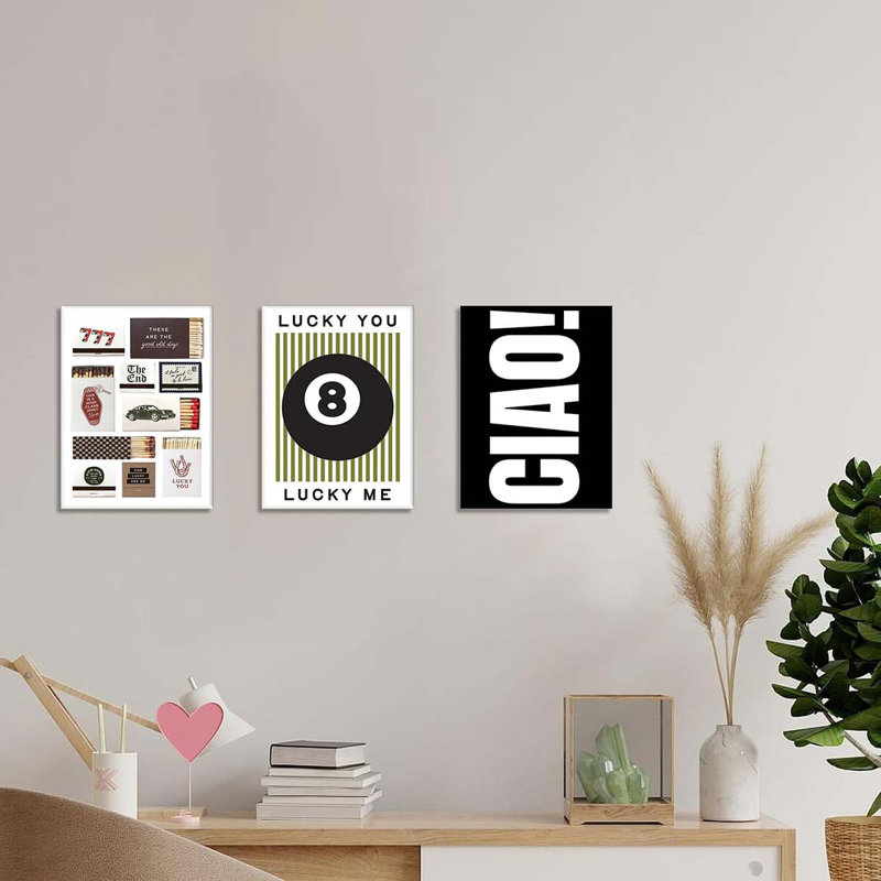3 Piece Wrapped Canvas Wall Art