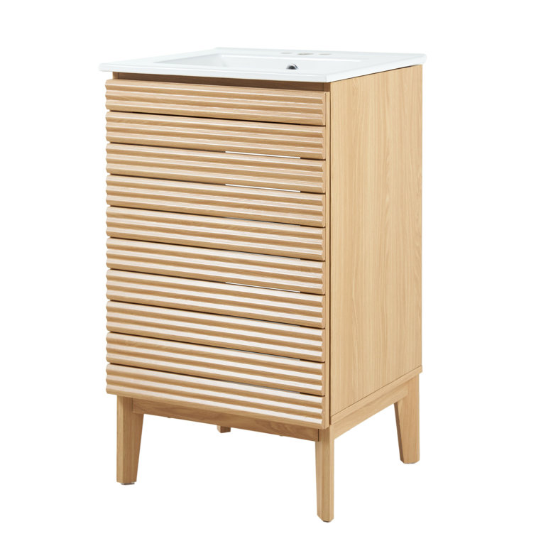 Calandre 20'' Single Bathroom Vanity with Ceramic Top