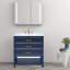 30" Modern Bathroom Vanity Cabinet With Ceramic Top-99528263