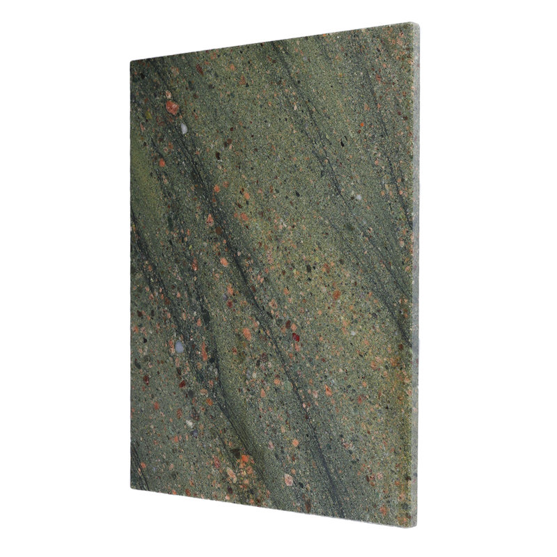 20*16in Natural Marble Cutting Board, Wild West Green