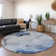 Premium Machine Washable Cerrito AMF521 Blue Rug