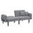 Folding Single Sofa Bed with Stereo (Gray)