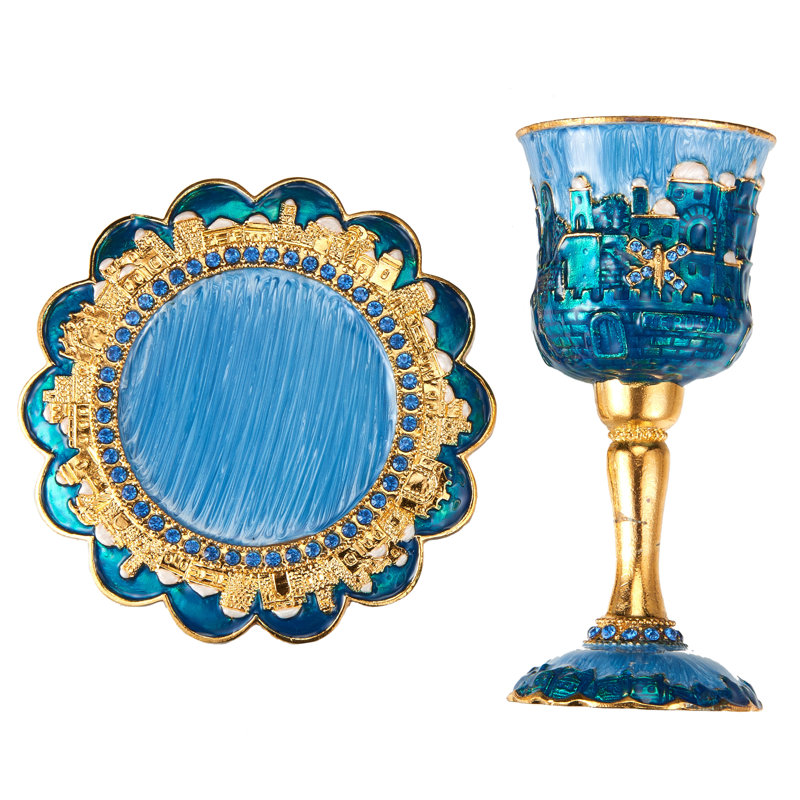Crystal Kiddush Cups