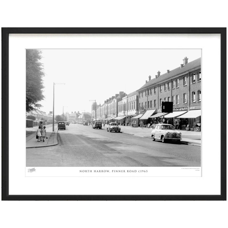 North Harrow, Pinner Road C1965 by Francis Frith - Single Picture Frame Print, 40cm H x 50cm W x 2.3cm D