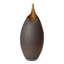 Frosted Vase w/Amber Casing-71272871-71272870