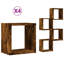 Wall Cube Shelves 4 Pcs-925636667-925636647