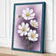 Daisies in Purple Light Botanical - Wrapped Canvas-73402380-73402482