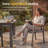  8-Person All-Aluminum Patio Dining Set with Extandable Rectangular Table