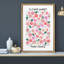 Oeuvre classique "Paris France, rose, rouge, vert, marché aux fleurs, nature, chic et ultra" sur-99142049-99142050