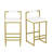 Upholstered Velvet Bar Stools Set Of 2 Modern Kitchen Counter Height Barstools Indoor Dining Chairs-1429077183-1429077179