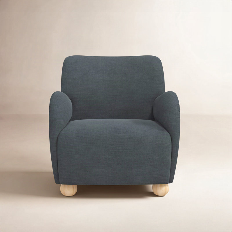 Fauteuil Cowen, Lin bleu marine classique