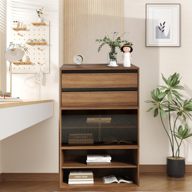 3 Peice Modular Office Storage Cabinet, Stackable Cabinet, Multifunctional Storage Cabinet With Flexible Combinations