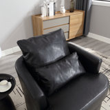 Comfy Swivel Barrel Chair with 360 Degree Rotation and Ergonomic Design