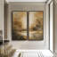 «Brown Dramatic Clouded Horizon», ensemble de 2 reproductions d'art murales encadrées sur toile 60 po x 30 po x 2 pièces-1492417991-1492417988
