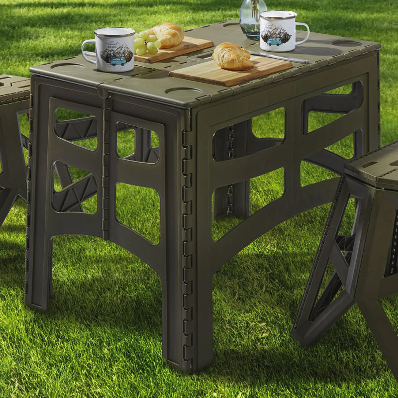 Timo Foldable Outdoor Table Medium, Olive