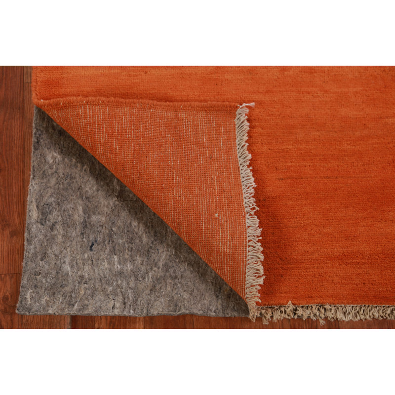 Tapis décoratif moderne orange Gabbeh 3 x 4