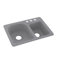 Évier de cuisine à double cuve 25 "L x 18" l 25 "-38293702-38293714