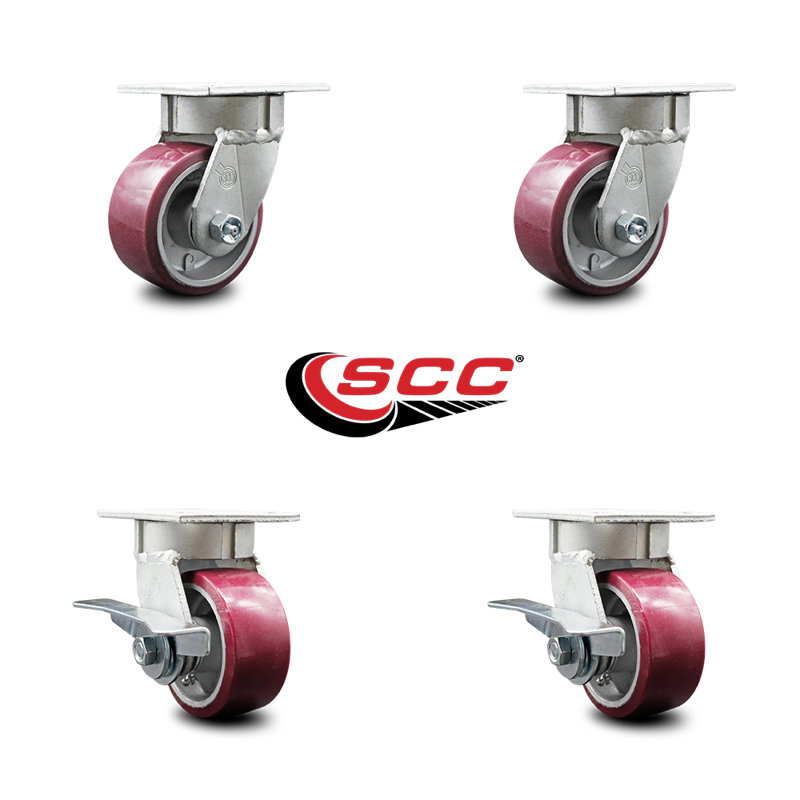 Roulettes pivotantes Kingpinless