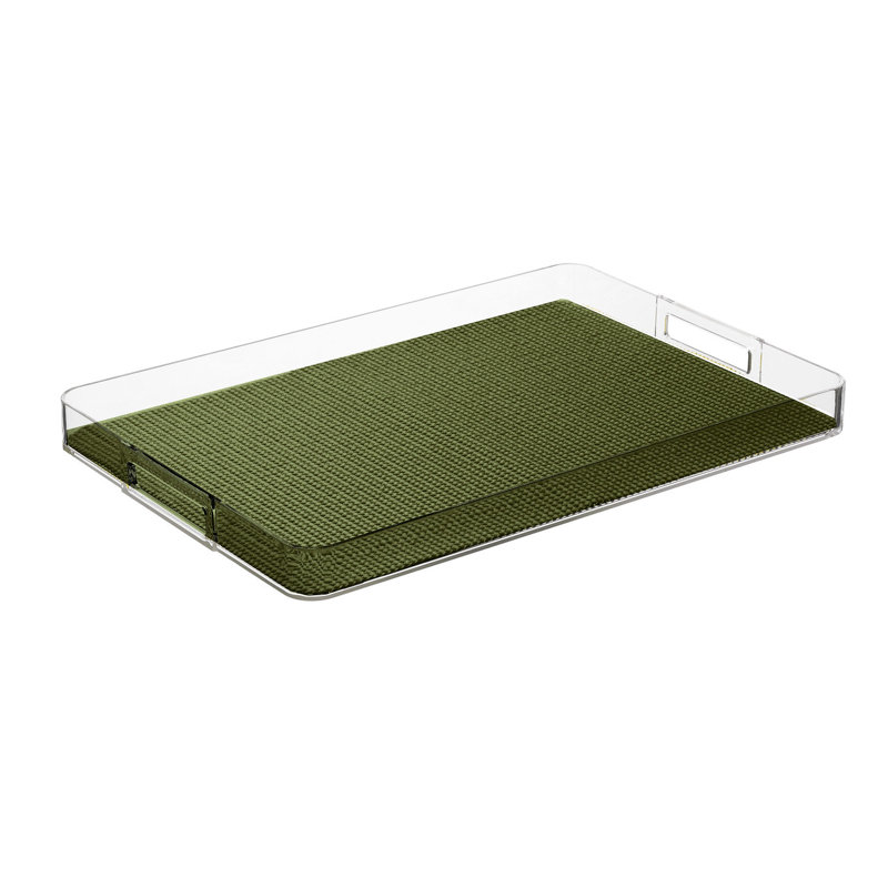 Agnese Plastic / Acrylic Tray, Green