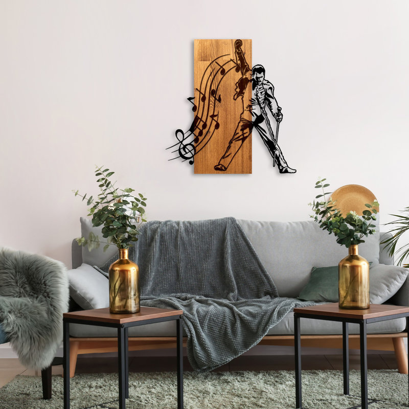 Handmade Wall Decor on Solid Wood