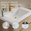 Meuble-lavabo mural 30 po avec lavabo, meuble de rangement flottant avec comptoir en résine de pierre et tiroirs à fermeture douce, chêne naturel-369908792-369908804