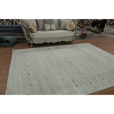 Tapis indien fait à la main de style Gabbeh 8 x 10