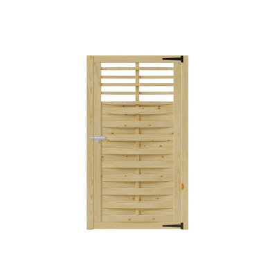 90cm H x 180cm W Wood Fence Panels Included