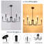 Lustre traditionnel à 6 lumières à intensité variable-1403865081