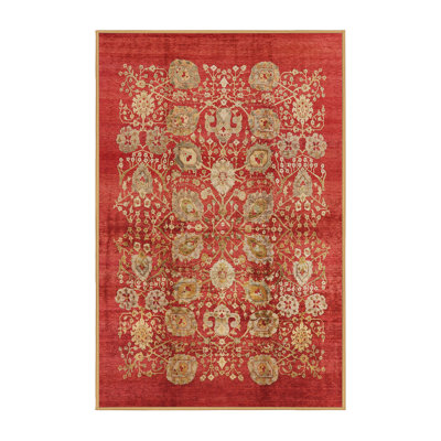 Tapis oriental rouge / beige