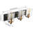 Bathroom Vanity Light 3-Light Light Fixtures For Bathroom Above Mirror Bathroom Lights Fixtures Over Mirror In Black Brass Wall Sconces