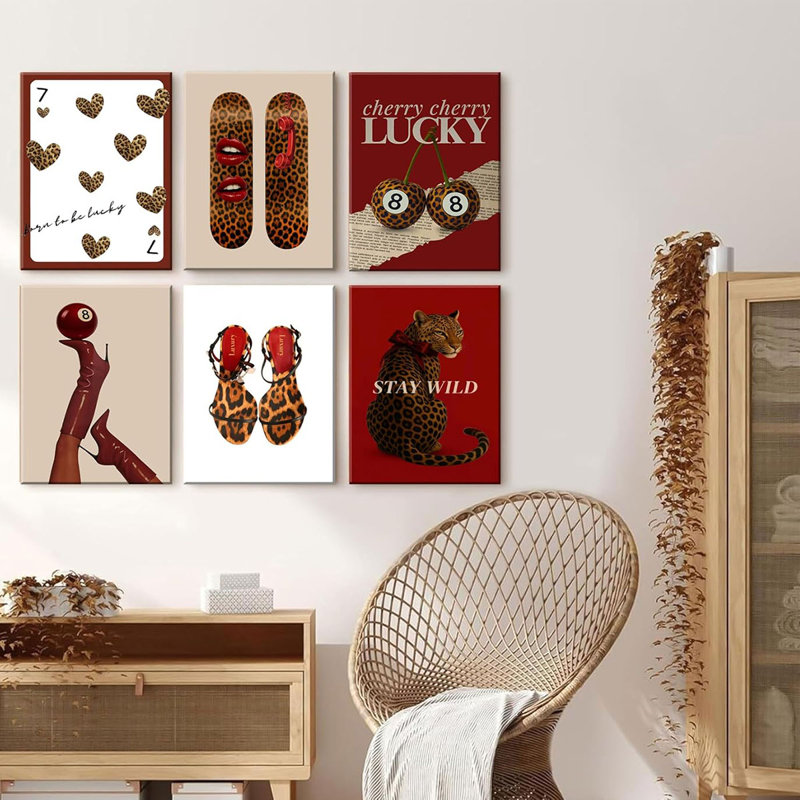 6 Piece Wrapped Canvas Print