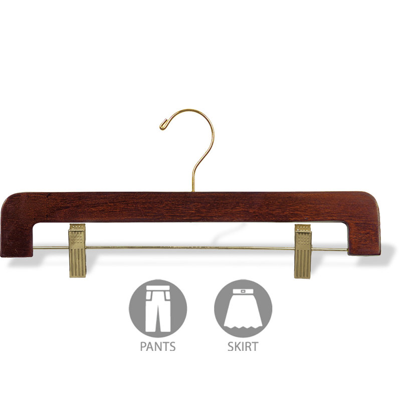 Cintre pour jupes / pantalons Wentworth, Noyer / Laiton
