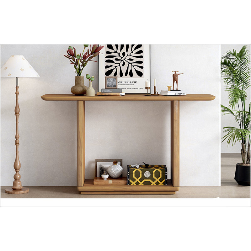 Console Mirod Elegant Minimalist, Brun