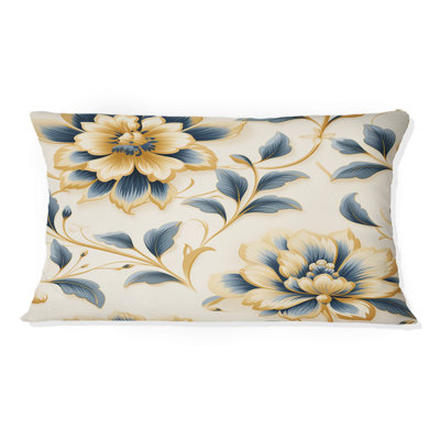 Motif contemporain Victorian Motif IX - Coussin imprimé floral