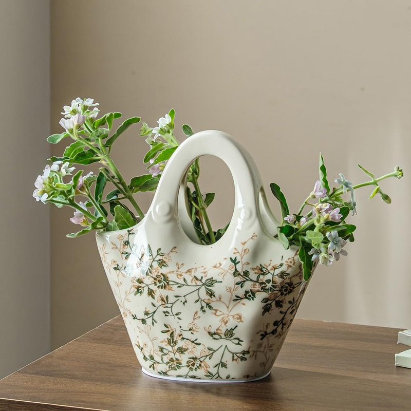Ceramic Handbag Vase