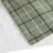 Plaid Rod Pocket and Back Tab Curtain Panel with Fleece Lining