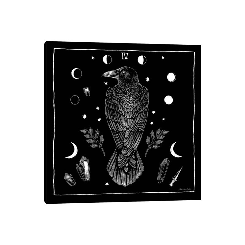 All Hallows Eve IV Sq 1 Piece Wrapped Canvas Painting, 30.48 cm H x 30.48 cm W