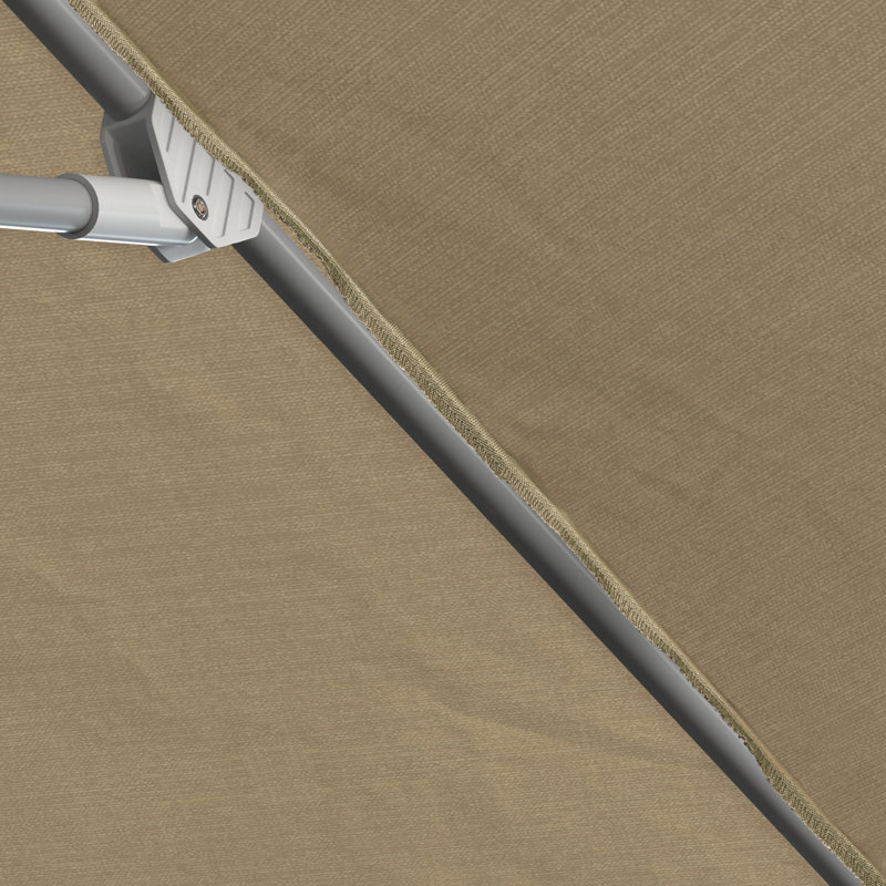 Parasol de marché 6 pi Andranae, Toile Sunbrella® beige antique