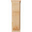 H 7 po x l 7 1/2 po x P 14 po x H 26 po Corbeau lisse avec plaque arrière, sapin Douglas-32526758-32526756-32526741