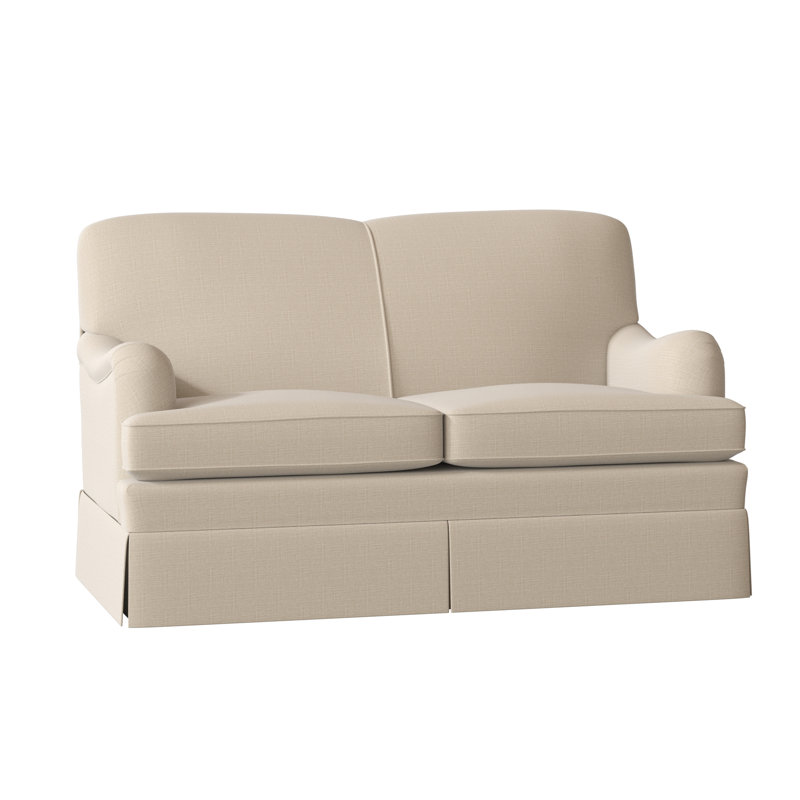 Stratford 62'' Slipcovered Loveseat, Elizabeth Bone