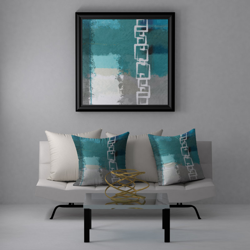 Housse de coussin carrée/insert, 18" x 18"