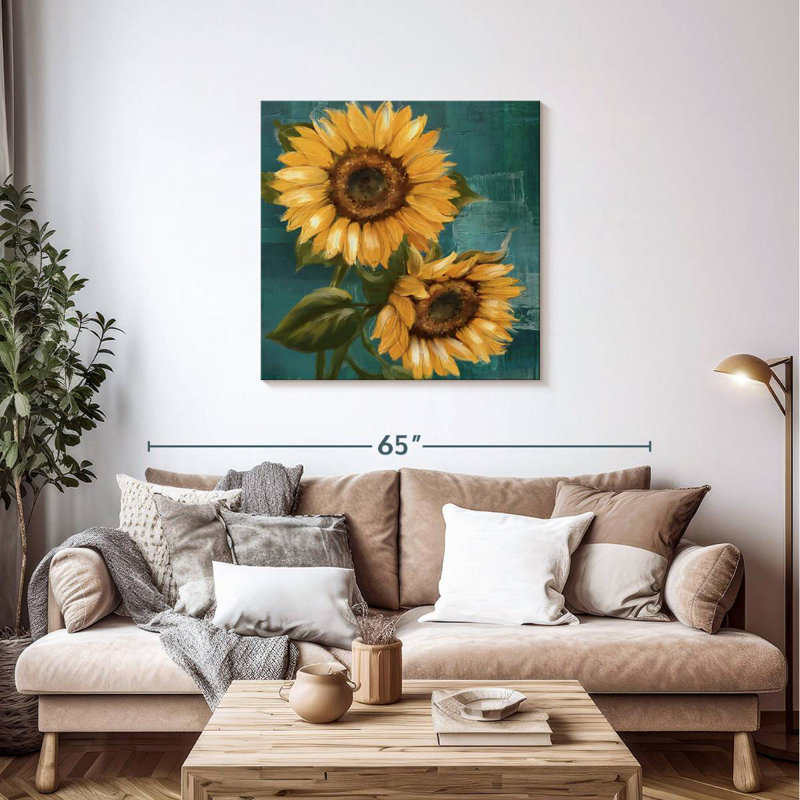 Harnek Summery Sunflower II, 36" H x 36" W