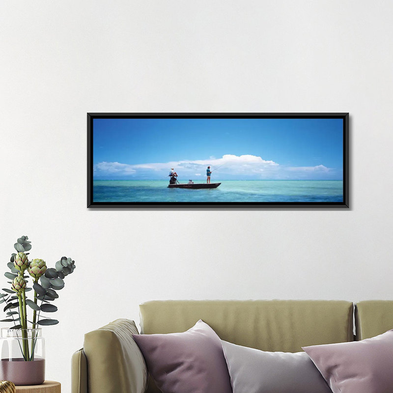 Reproduction de photo sur toile, H 12 po x l 36 po x P 1,5 po, Toile avec cadre noir