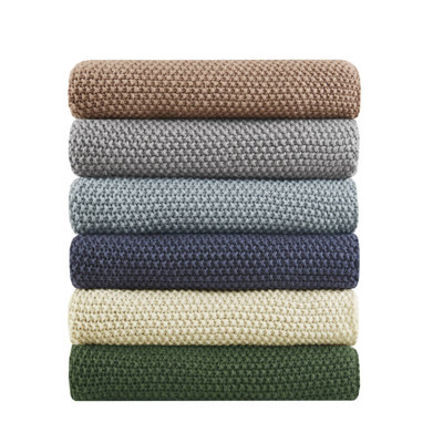 Jeté en tricot 50 po x 60 po Bree