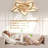 27In Ceiling Fan With Lights, Remote Control 3 Color Temperatures,6 Gear Wind Speed Fan Light-1443176677