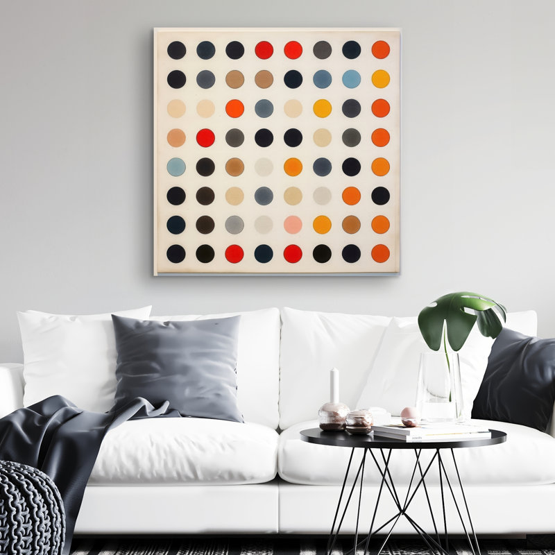 Distanced circles - 32"x32" art on canvas