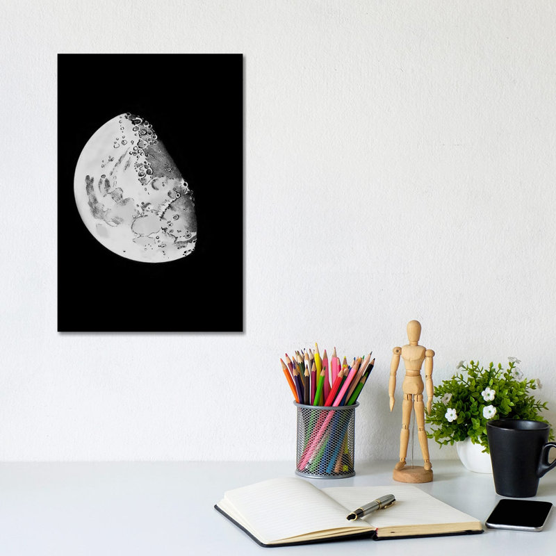 Phases of the Moon IV 1 Piece Wrapped Canvas Wall Art, 20.32 cm H x 30.48 cm W